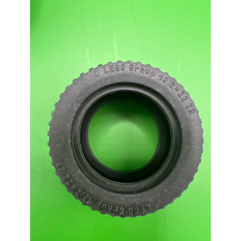 LEGO Technic Black Rubber Tires 43.2 x 22 ZR Replacement Parts Lot of 5